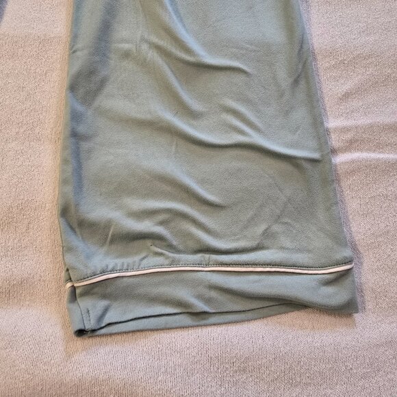 Born M Medium Lounge PJ Pants Sage Green Loungewear Pajama Drawstring GUC SOFT C - Picture 10 of 12